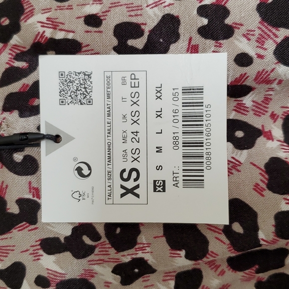 ZARA Oversized Animal Print Top - Picture 7 of 10